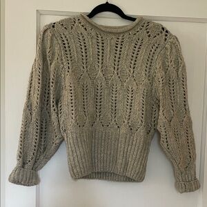 Astr Women's Knit Sweater - Cream